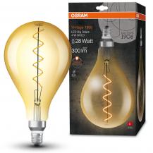 Osram E27 VINTAGE LED Glühbirne BIG GRAPE Gold-Filament extra warmweiß